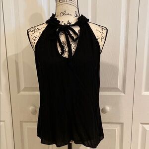 Gianni Bini Black Halter Tank Top Lightweight